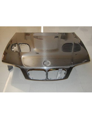 Capó Carbono BMW E46 '02-06 4P. Look M3 GTR C/T