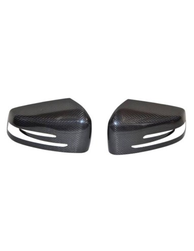 Cubre Espejos Carbono Mercedes W204/W212/W218/W221/Clase A/B/C/E/Glk/CLS