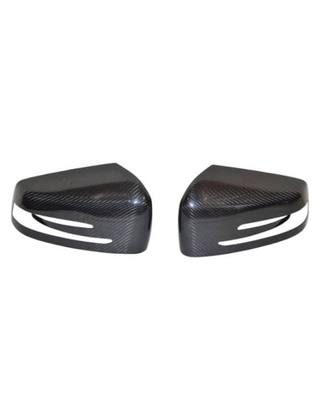 Cubre Espejos Carbono Mercedes W204/W212/W218/W221/Clase A/B/C/E/Glk/CLS