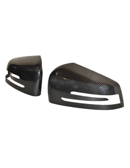 Cubre Espejos Carbono Mercedes W204/W212/W218/W221/Clase A/B/C/E/Glk/CLS