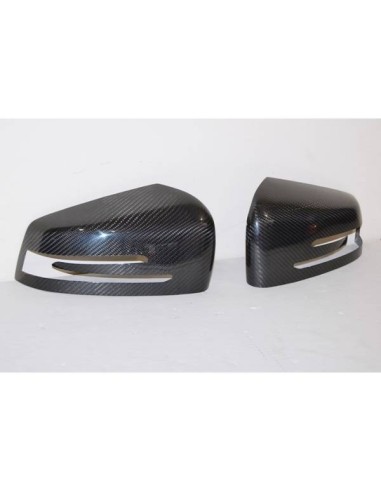 Cubre Espejos Carbono Mercedes W204/W212/W218/W221/Clase A/B/C/E/Glk/CLS