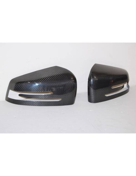 Cubre Espejos Carbono Mercedes W204/W212/W218/W221/Clase A/B/C/E/Glk/CLS