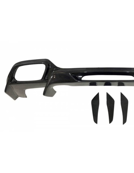 Difusor Trasero Mercedes R190 Coupe Look AMG GT Carbono