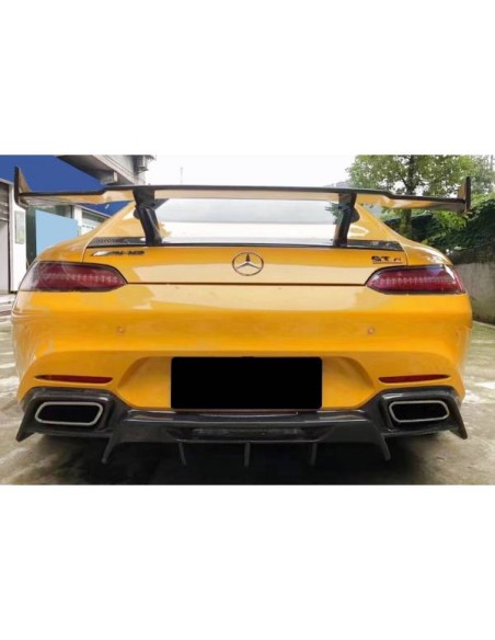 Difusor Trasero Mercedes R190 Coupe Look AMG GT Carbono