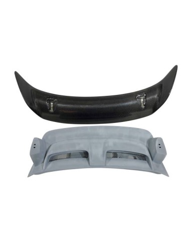 Portón Fibra Porsche 911 / 997 2005-2008 Look GT2 Con Alerón Carbono