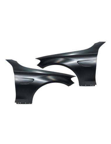 Aletas MERCEDES W205 2014-2021 4P/COUPE/ESTATE Look AMG Metal