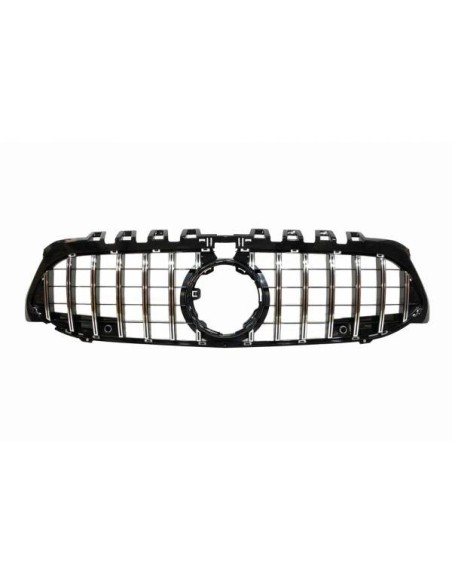 Parrilla Mercedes GLC X253 2015-2019 Diamond Full Black Con Cámara