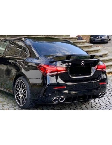 Alerón Mercedes W118 / V177 Look CLA45 Brillante Negro