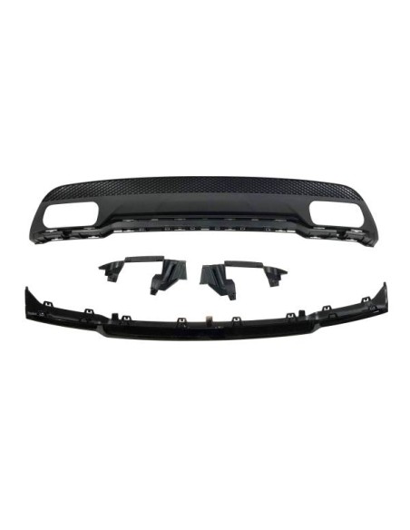 Difusor Trasero Mercedes W176 2012-2018 Look A45 ABS