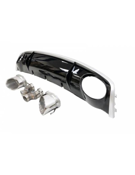 Difusor Trasero Audi A4 B8 4P / Avant 12-15 Look RS4