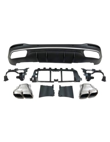 Difusor Trasero Mercedes W167 GLE 2020 Colas