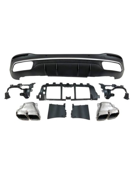 Difusor Trasero Mercedes W167 GLE 2020 Colas