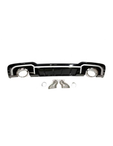 Difusor Trasero Audi A3 2016-2019 Sportback Sline Look RS3