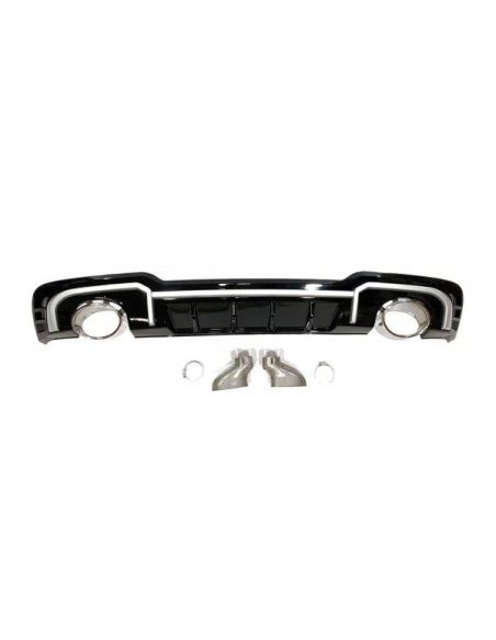 Difusor Trasero Audi A3 Sportback 2016-2019 Look RS3 ESCAPE