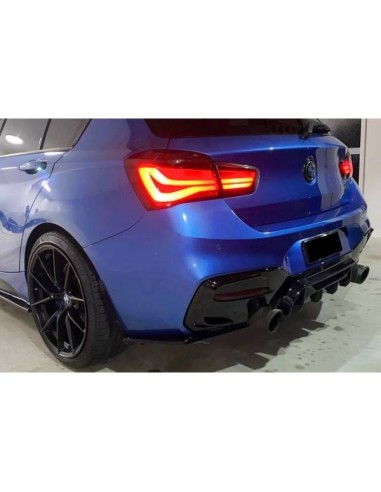Difusor Trasero BMW F20 / F21 LCI 15-18 Competition Brillante Negro
