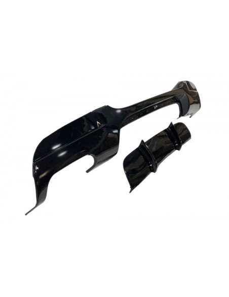 Difusor Trasero BMW E90 / E91 look M Performance Negro Brillo