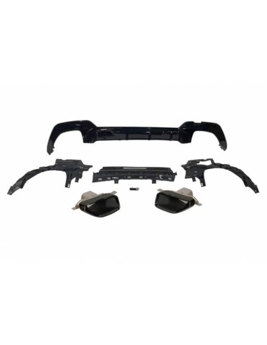 Difusor Trasero BMW G20 / G21 340 Look M Performance Brillante Negro