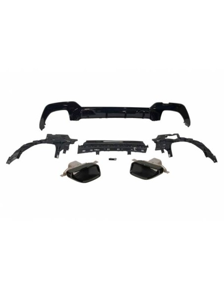Difusor Trasero BMW G20 / G21 340 Look M Performance Brillante Negro