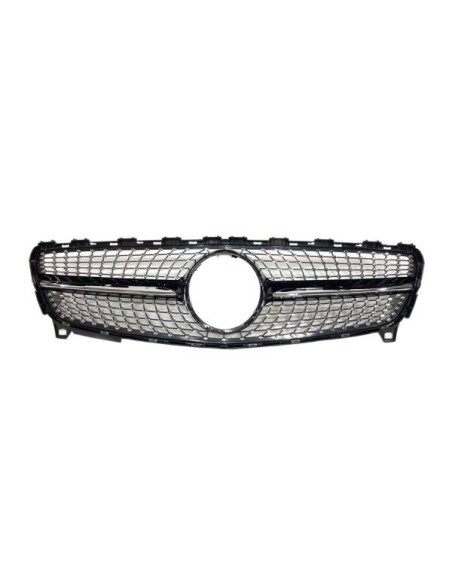 Parrilla Mercedes GLC X253 2015-2019 Look GT Negro Brillante