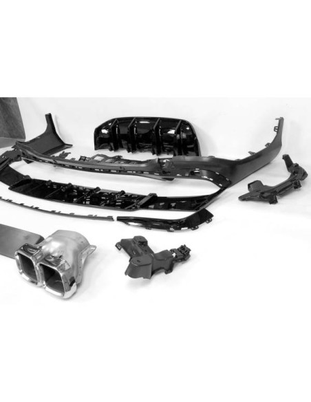 Difusor Trasero Mercedes X253 GLC 2020+ look AMG GLC63