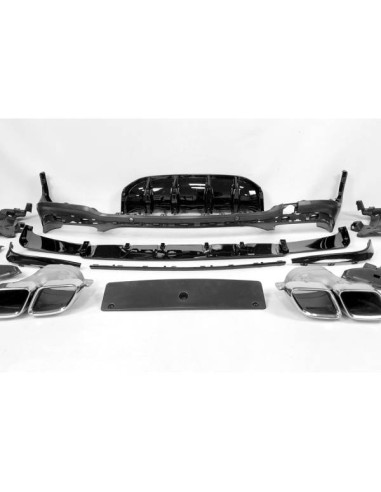 Difusor Trasero Mercedes X253 GLC 2020+ look AMG GLC63