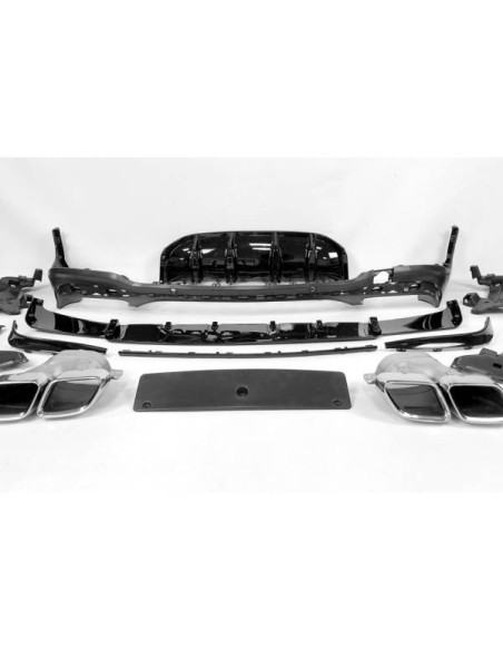 Difusor Trasero Mercedes X253 GLC 2020+ look AMG GLC63