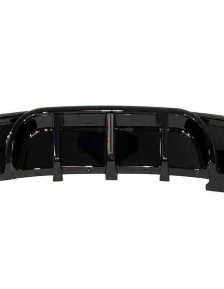 Difusor Trasero BMW E82 / E88 look M Performance Brillante Negro Luz de freno led