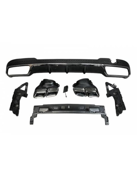 Difusor Trasero Mercedes W212 2014-2015 SW / 4P Look AMG E63