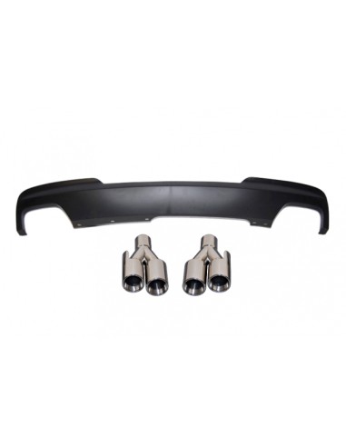 Difusor Trasero BMW F10/F11 10-16 Look M-Tech ABS Colas