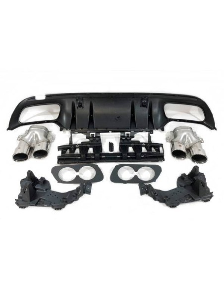 Difusor Trasero Mercedes W205 2019+ 4P / SW Look AMG C43