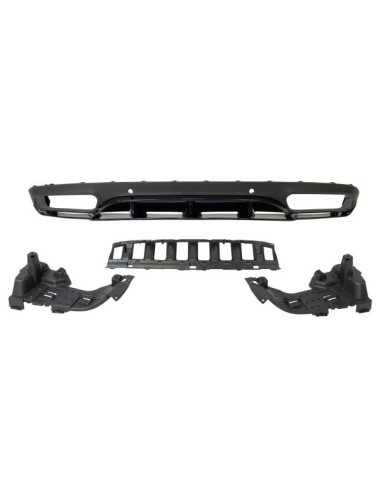 Difusor Trasero Mercedes W205 2014-2018 Coupe Look AMG C63 ABS