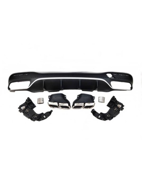 Difusor Trasero Mercedes W166 GLE 350 look AMG 63 Colas