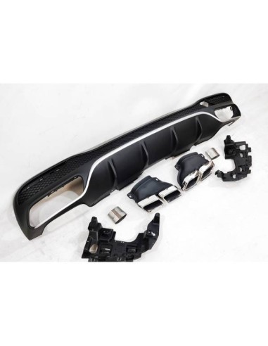 Difusor Trasero Mercedes W166 GLE 350 look AMG 63 Colas