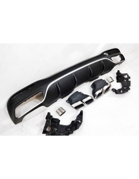 Difusor Trasero Mercedes W166 GLE 350 look AMG 63 Colas