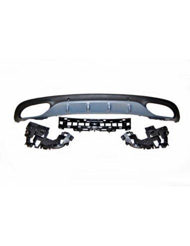 Difusor Trasero Mercedes W205 2014-2018 Coupe Look AMG C63 ABS