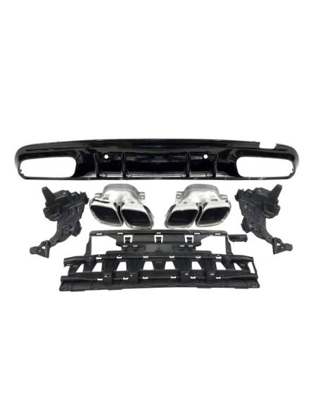 Difusor Trasero Mercedes W205 2019 4P / SW Look C63 ABS