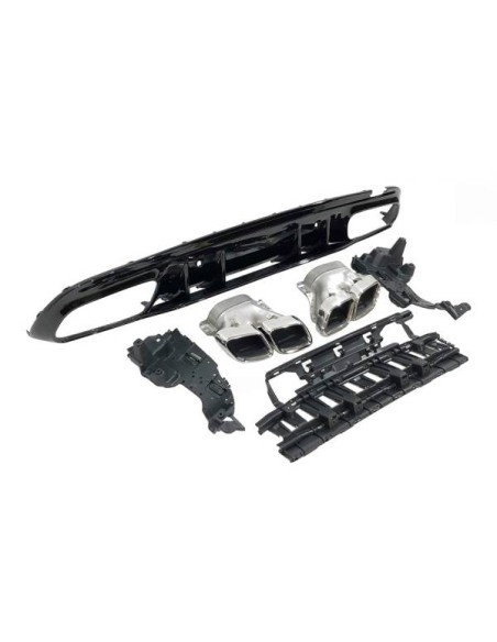 Difusor Trasero Mercedes W205 2019 4P / SW Look C63 ABS