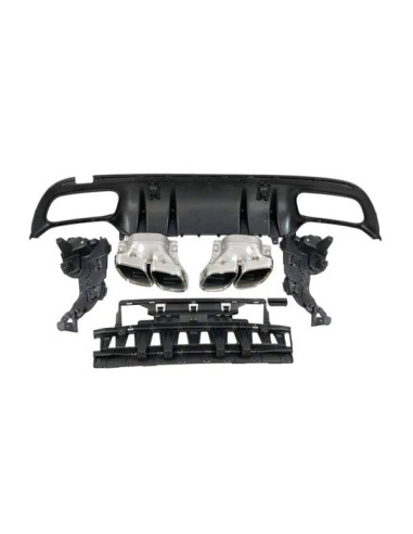 Difusor Trasero Mercedes W205 2019 4P / SW Look C63 ABS