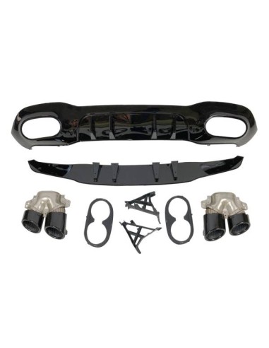 Difusor Trasero Mercedes W177 Look AMG A45