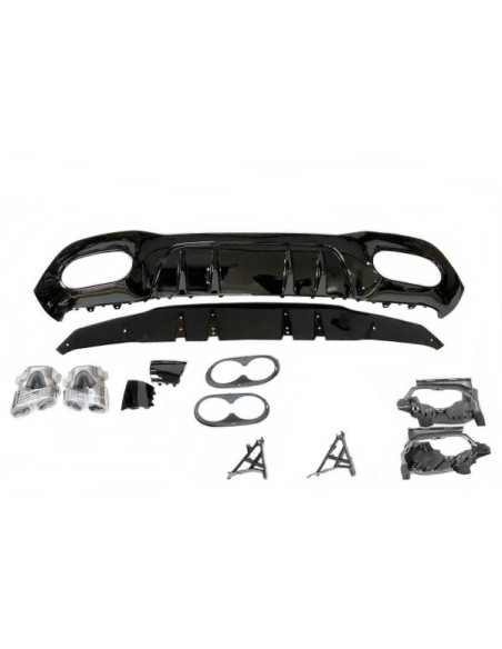 Difusor Trasero Mercedes W177 Look AMG A45