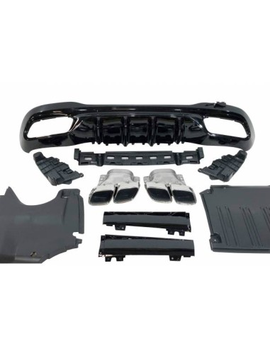 Difusor Trasero Mercedes W206 Sedan / SW Look C63