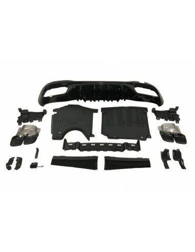 Difusor Trasero Mercedes W206 Sedan / SW Look C63