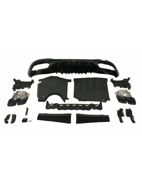 Difusor Trasero Mercedes W206 Sedan / SW Look C63