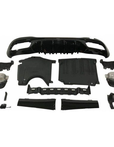 Difusor Trasero Mercedes W206 Sedan / SW Look C63