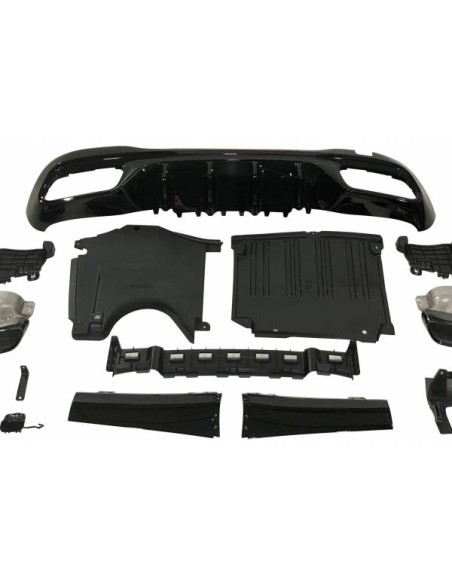 Difusor Trasero Mercedes W206 Sedan / SW Look C63