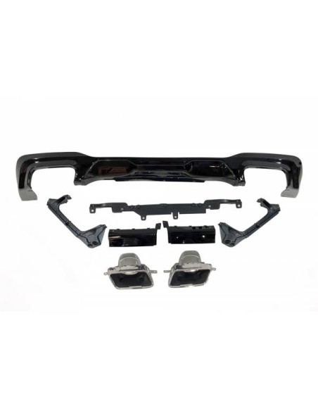 Difusor Trasero BMW F44 look M Performance Brillante Negro