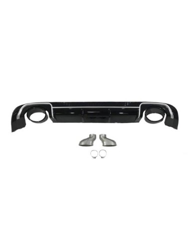 Difusor Trasero Audi A3 V8 4 puertas (Sedan) 2013-2015 Look RS3 ABS