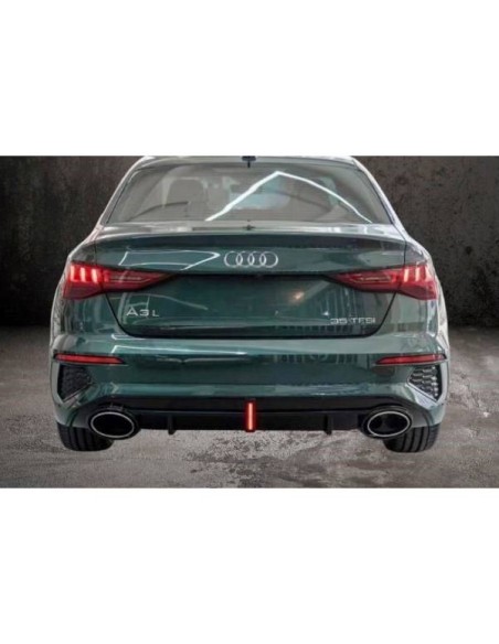 Difusor Trasero Audi A3 Sedan 2021+ SLine Look RS3 ABS
