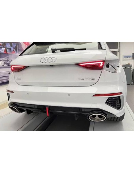 Difusor Trasero Audi A3 Sportback 2021+ SLine Look RS3 ABS