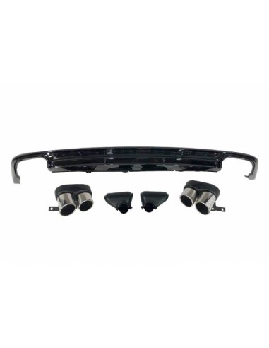 Difusor Trasero Audi A6 / A6 Avant C8 Look S6